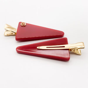New Triangle Acetate Creaseless Hair Clips For Makeup