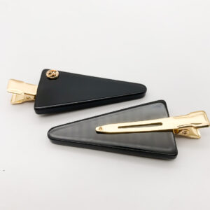 New Triangle Acetate Creaseless Hair Clips For Makeup