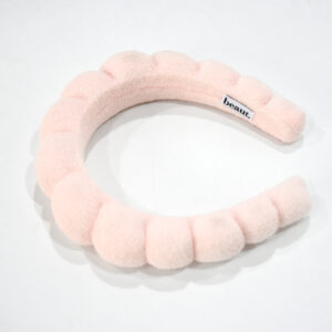 Towel Puffy Soft Padded Sponge Makeup Headband for Spa 
