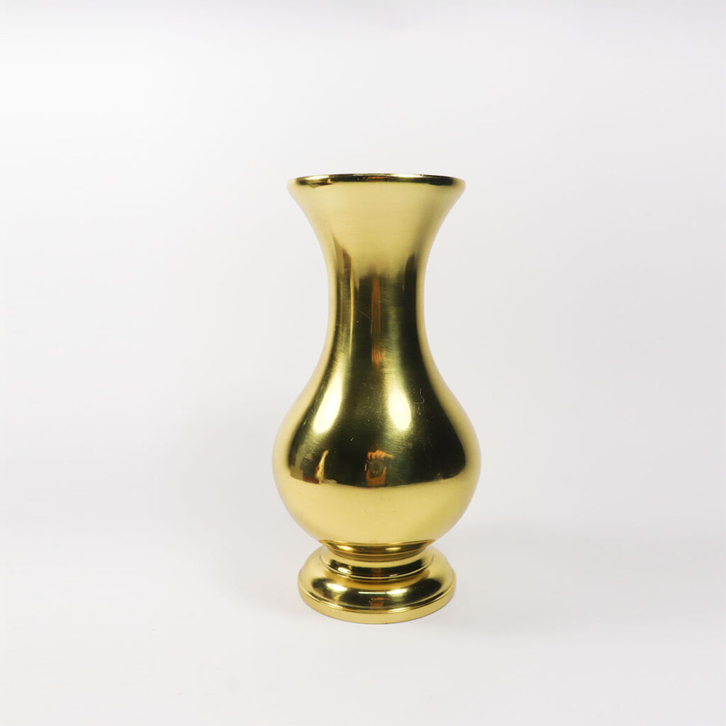 Nickel and Lead-Free. Brass Vase