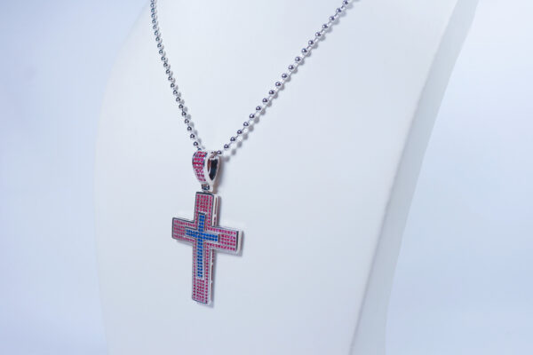Fashion Jewelry 925 Sterling Silver Zirconia Cross Necklaces - Image 10