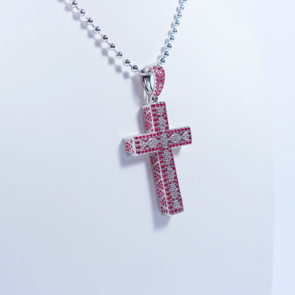 Fashion Jewelry Cross Pendant Unisex Necklace