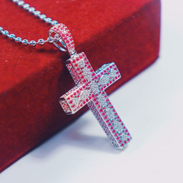 Fashion Jewelry Cross Pendant Unisex Necklace