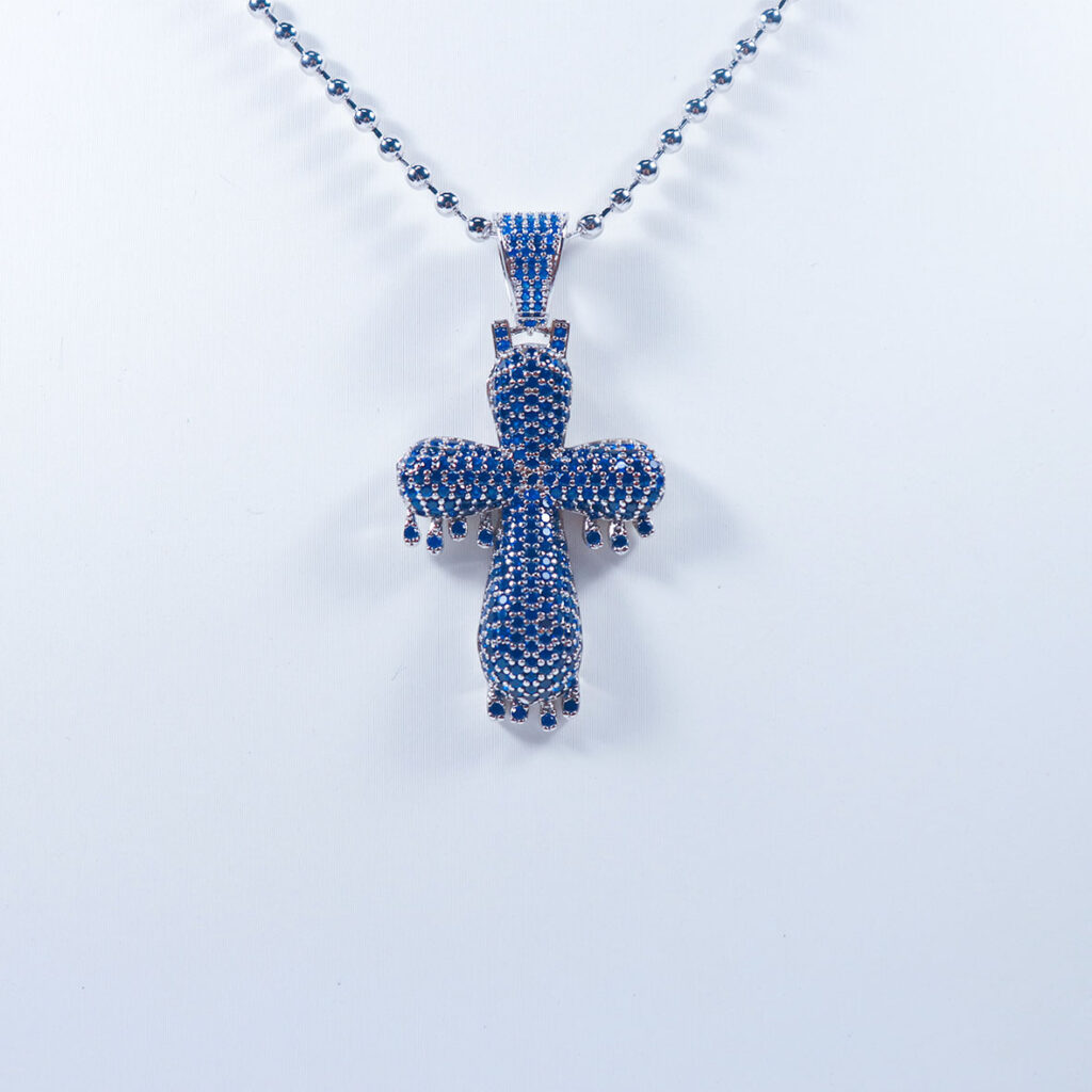 Fashion Jewelry Cross Pendant Unisex Necklace