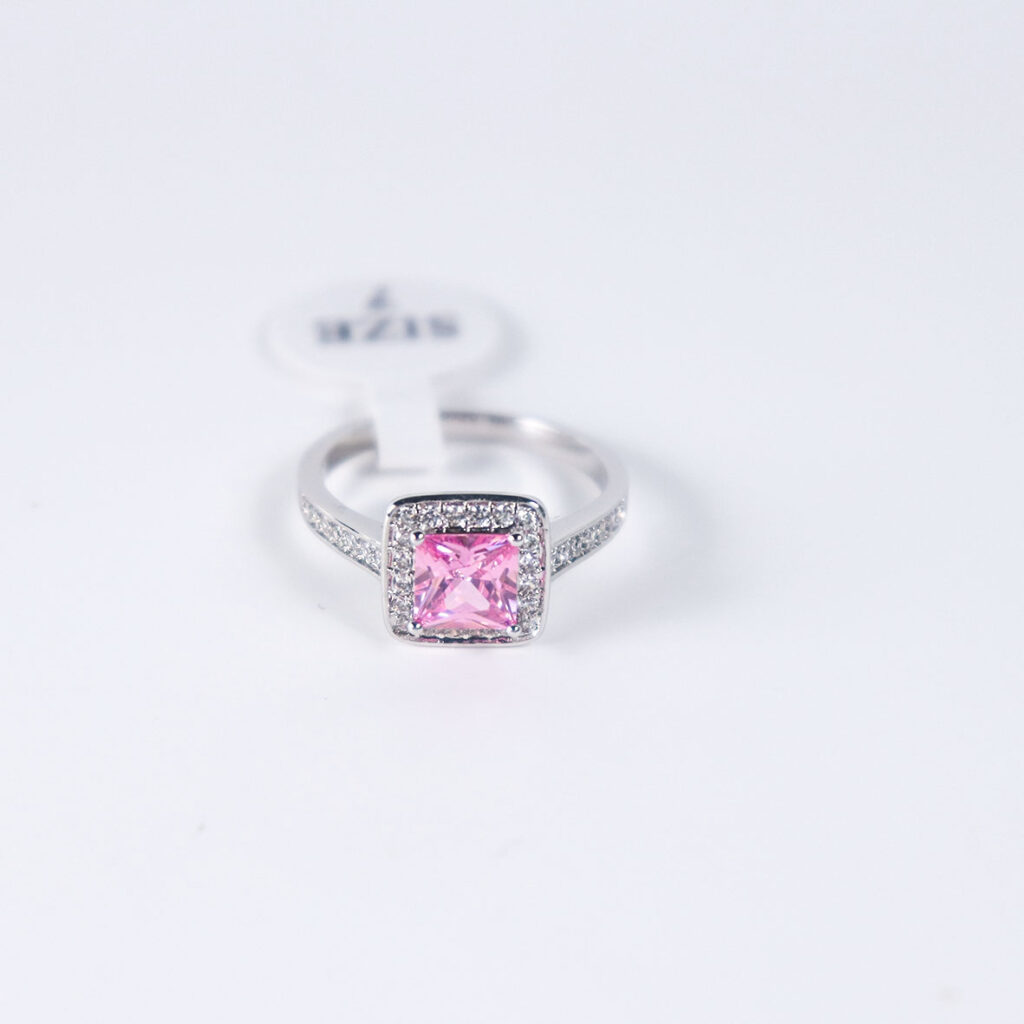 Fashion Jewelry 24K gold plated Sterling Silver Gemstones Ring