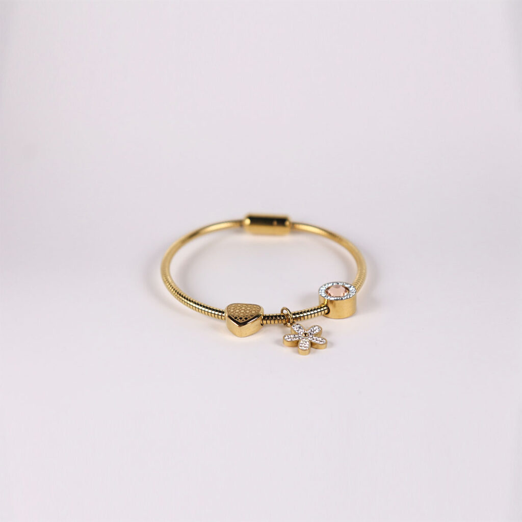 Fashion Stainless steel Jewelry Rose-gold plated Bangles