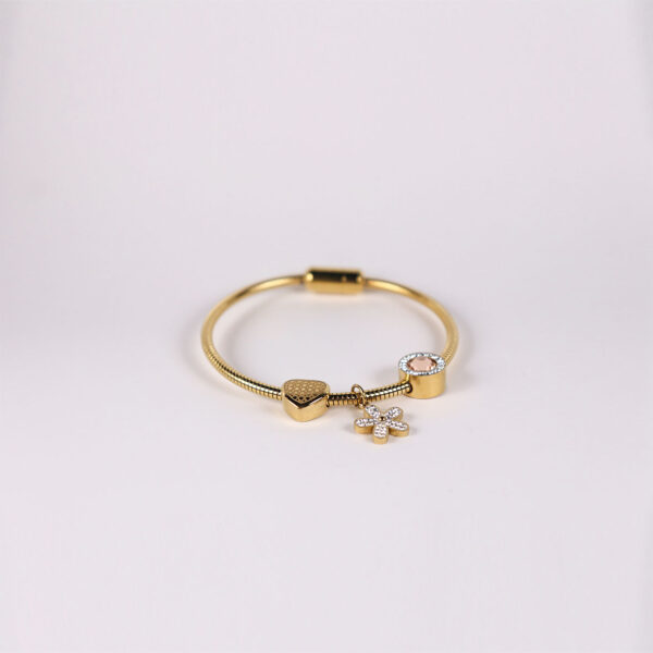 Fashion Stainless steel Jewelry Rose-gold plated Bangles