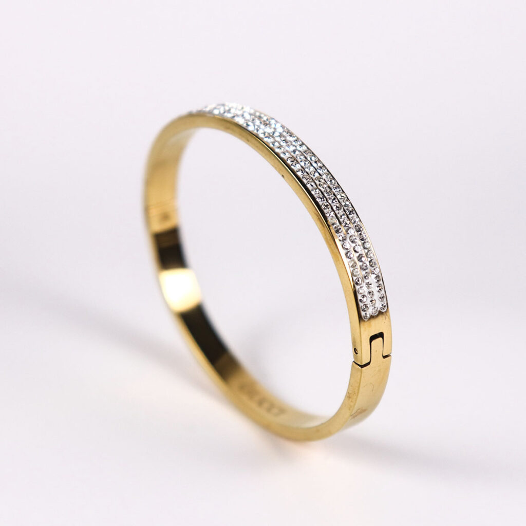 Fashion Stainless steel Jewelry Rose-gold plated Bangles