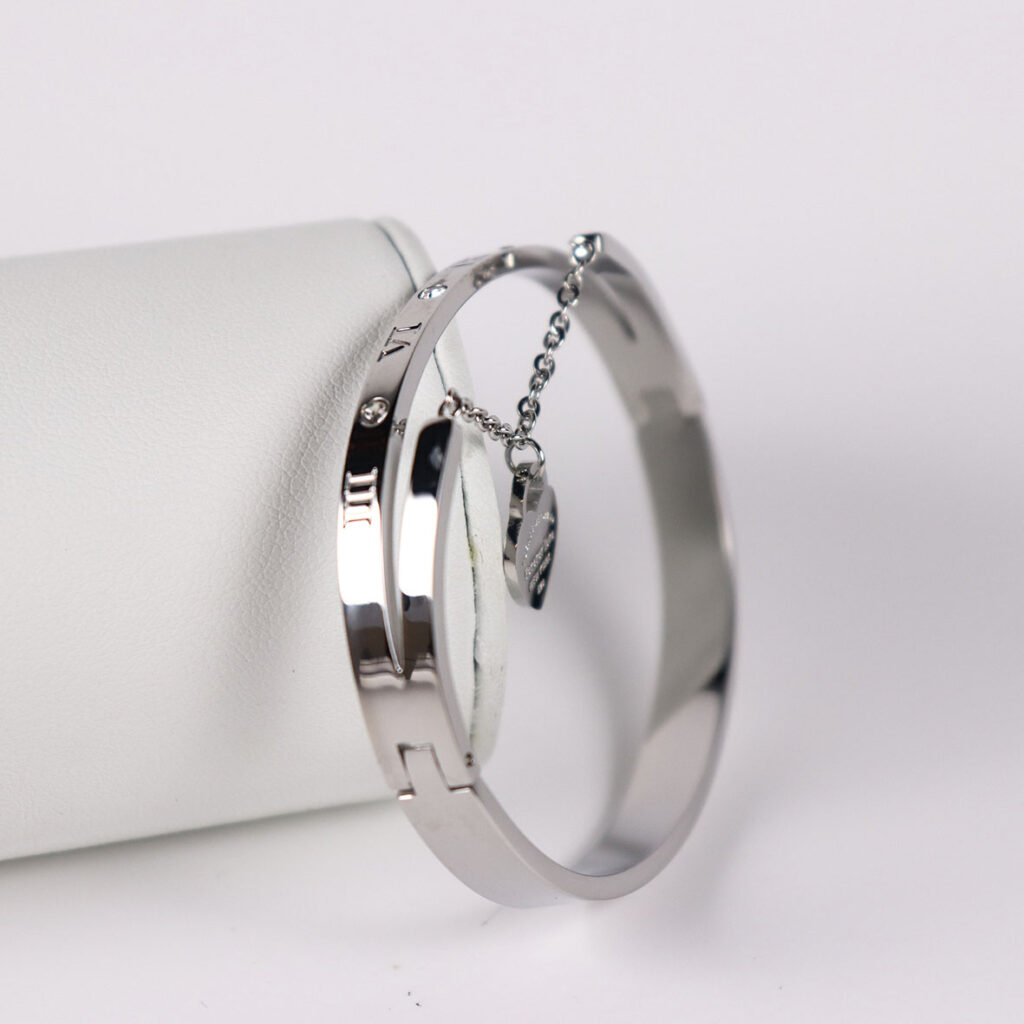 Fashion Stainless steel Jewelry Rose-gold plated Bangles