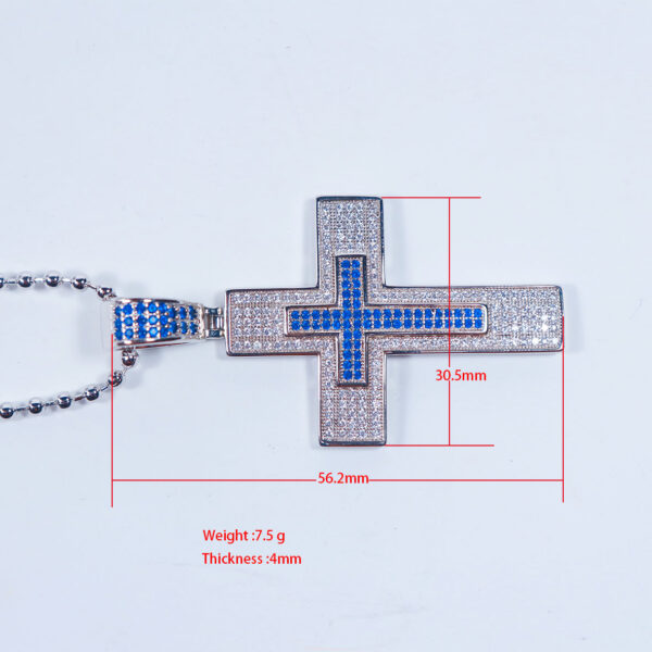 Fashion Jewelry Cross Pendant Unisex Necklace