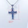 Fashion Jewelry Cross Pendant Unisex Necklace