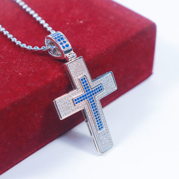 Fashion Jewelry Cross Pendant Unisex Necklace