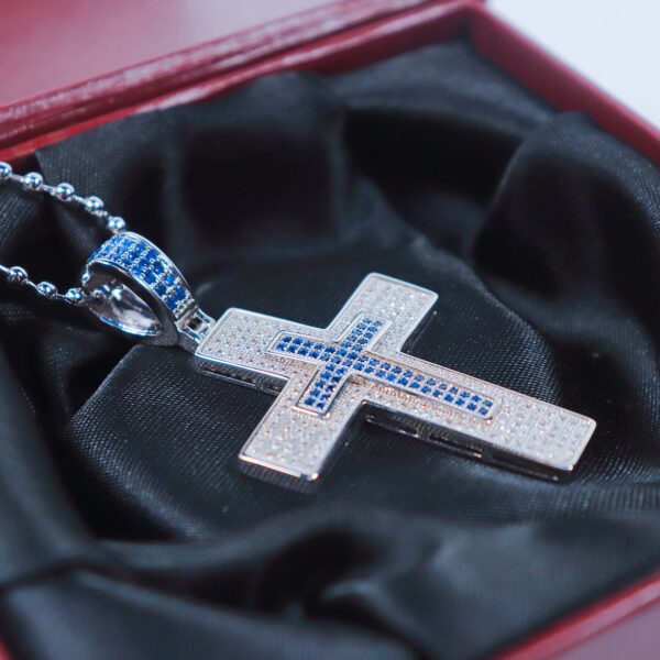 Fashion Jewelry Cross Pendant Unisex Necklace