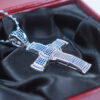 Fashion Jewelry Cross Pendant Unisex Necklace