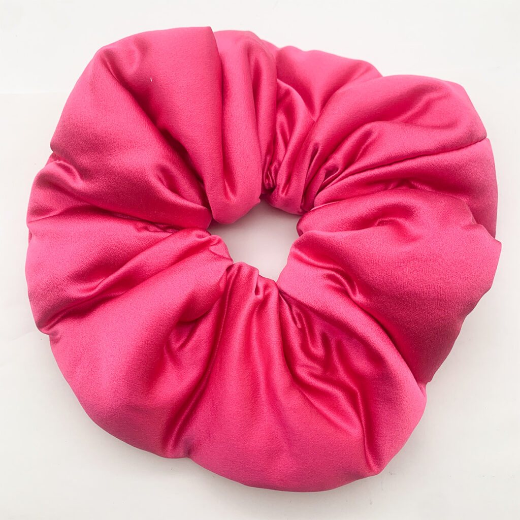 No Crease Oversized Mulberry Silk Sponge Scrunchies For Hair